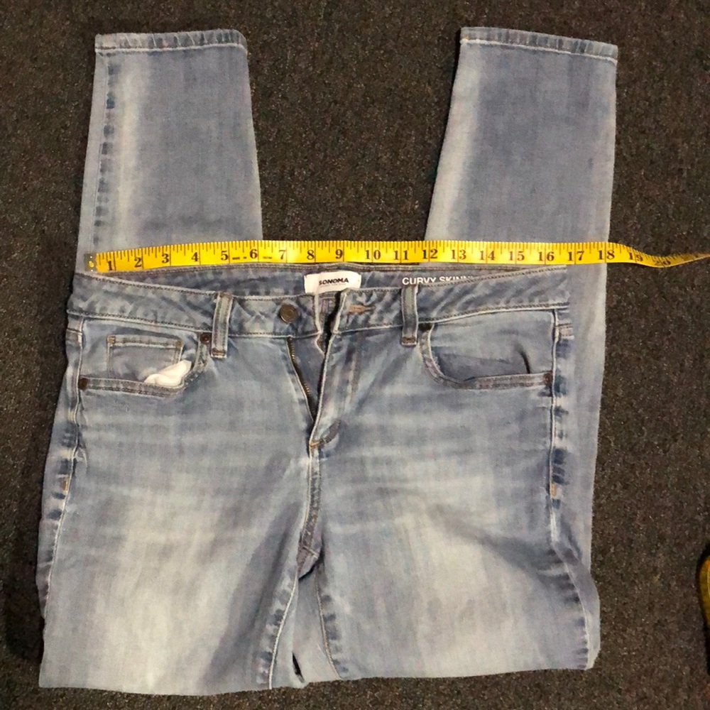 Sonoma curvy skinny jeans